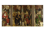 Fathers ofChurch Altar. Totale.Churchfathers: Hieronymus, Augustinus, Gregor and Ambrosius Impressão giclée por Michael Pacher Fathers ofChurch Altar. Totale.Churchfathers: Hieronymus, Augustinus, Gregor and Ambrosius Impressão giclée por Michael Pacher