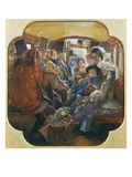Bus-Interior (Omnibus Life in London 1859) Giclee Print by William Maw Egley