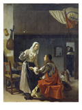 Brothel Scene, 1658 Lámina giclée por Frans Van Mieris Brothel Scene, 1658 Lámina giclée por Frans Van Mieris