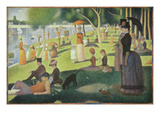 A Sunday on the Island of La Grande Jatte, 1884-86 Giclee Print by Georges Seurat