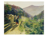 Springtime, 1862/63 Giclee Print by Ferdinand Georg Waldmüller