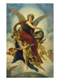 Phantasy Carried by Dreams, 1863 Giclee Print by Hermann Wislicenus