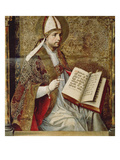 Saint Augustine. Thomas-Altar in the Cloister St.Thomas In Giclée-tryk af Pedro Berruguete