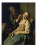 Schlafendes Maedchen Giclee Print by Pietro Antonio Rotari