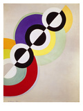 Prismen, 1934 Giclée-tryk af Robert Delaunay Prismen, 1934 Giclée-tryk af Robert Delaunay