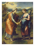 The Visitation Reproduction procédé giclée par Raphael 