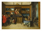 A Collection of Paintings Giclee Print by Frans II the Younger Francken
