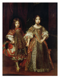 Erbprinz Max Emanuel Ii Und Maria Anna Von Bayern Als Kinder Giclee Print by Sebastiano Bombelli