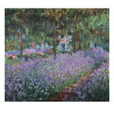 Le jardin de l'artiste à Giverny, 1900 Reproduction procédé giclée par Claude Monet
