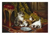 Waiting for More Giclee Print by Leon Charles Huber