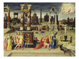 Die Weissagung Der Tiburtinischen Sybille Giclee Print by Antoine Caron