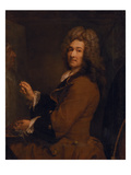 Selbstbildnis Vor Der Staffelei, Um 1720 Giclée-Druck von Joseph Vivien