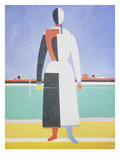 Woman with a Rake, 1915 Giclee Print by Kasimir Malewitsch