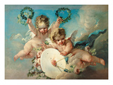 Cupid's Target Giclee Print by Francois Boucher