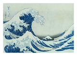 The Great Wave of Kanagawa, 1831 Reproduction procédé giclée par Katsushika Hokusai