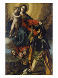 Madonna Mit dem Hl. Rochus (Vii) Giclee Print by Alessandro Turchi