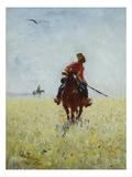 Auf Der Faehrte, 1881 Reproduction procédé giclée par Ilya Efimovich Repin