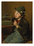 Bauernjunge Mit Vogelkaefig Giclee Print by Felix Schlesinger