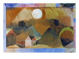 Landschaft in Rot Mit Dem Weissen Gestirn 1917 Giclee Print by Paul Klee