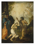 The Baptism of Christ Giclee Print by Lodovico Carracci