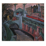The Hallesche Tor, Berlin Giclee Print by Ernst Ludwig Kirchner