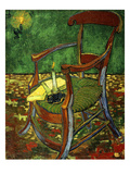 Gauguin's Chair (With Candle), 1888 Reproduction procédé giclée par Vincent van Gogh
