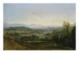 View on Dietramszell. Ante 1818 Giclee Print by Johann Georg von Dillis