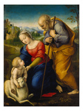 The Holy Family with a Lamb, 1507 Reproduction procédé giclée par Raphael 