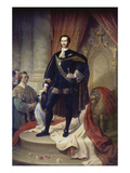 King Maximilian Ii. of Bavaria as Hubertus-Knight. after 1854 Giclee Print by Wilhelm Von Kaulbach