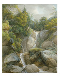 The Falls of the Isar Giclee Print by Johann Georg von Dillis