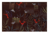 Garden of the Birds (Vogelgarten.) 1924 Giclée-Druck von Paul Klee