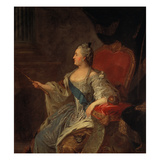 Bildnis Der Zarin Katharina Ii, 1763 Lámina giclée por Fjodor Rokotov Bildnis Der Zarin Katharina Ii, 1763 Lámina giclée por Fjodor Rokotov