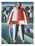 Der Schnitter, 1909 Giclee Print by Kasimir Malewitsch