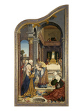 Wettenhausener Altar. Left Panel: Presentation in the Temple, 1524 Giclee Print by Martin Schaffner