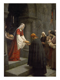 Die Hl.Elisabeth Von Ungarn Speist die Armen, 1895 Giclee Print by Edmund Blair Leighton