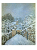 Neige à Louveciennes, 1878 Reproduction procédé giclée par Alfred Sisley