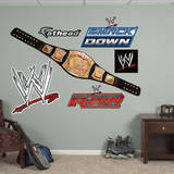 WWE Title Belt Wall Decal