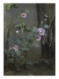Mallows by a Wall Giclee Print by Gerda Rydberg-Tirén