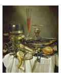 Fruehstuecksstilleben Mit Fisch Giclee Print by Pieter Claesz