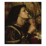 Jeanne D'Arc Kuesst Das Schwert Der Befreiung, 1863 Giclee Print by Dante Gabriel Rossetti