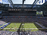 Indianapolis Colts - Sept 16, 2012: Lucas Oil Stadium Photographic Print by AJ Mast