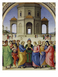 The Marriage of the Virgin, about 1500 Giclee Print by Perugino 