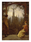 The Bower, 1818 Reproduction procédé giclée par Caspar David Friedrich