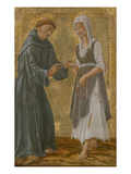 Der Hl.Franziskus Vermaehlt Sich Der Armut Giclée-Druck von Lorenzo Di Pietro Vecchietta