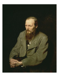 Portrait of Fyodor Dostoyevsky, 1872 Reproduction procédé giclée par Wassili Perow