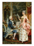 The Singing Lesson Giclee Print by Arturo Ricci