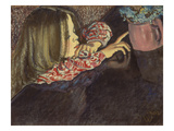Child with a Flower Pot Giclee Print by Stanislaw Wyspianski