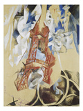 Eiffelturm, 1910 Reproduction procédé giclée par Robert Delaunay