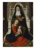 Hl. Anna Selbdritt. Rechter Fluegel (Aussen) Eines Klappaltaerchens Giclee Print by Hans Memling