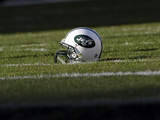 New York Jets - Dec 18, 2011: New York Jets Helmet Photographic Print by Michael Perez